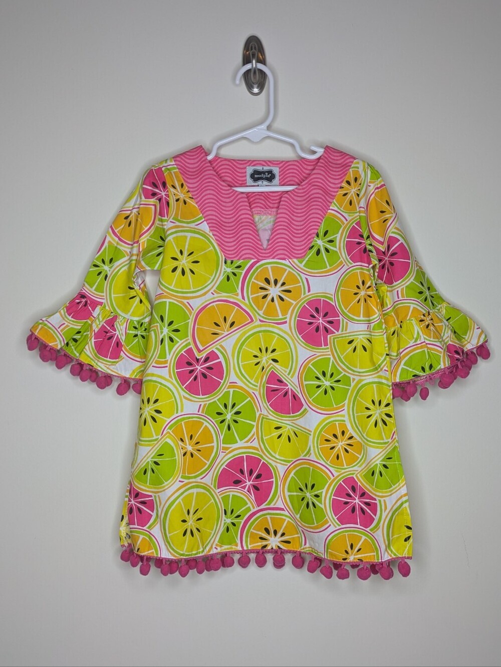 Mud Pie Citrus Fruit Swim Coverup 5T